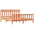 vidaXL Rám postele 2 pcs Včelí hnedý 205,5 x 185,5 x 100 cm