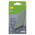 Power bank GP B+ Series, 5 000 mAh, 12 W, zelenošedá