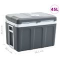 vidaXL Prenosný termoelektrický chladiaci box 40 l 12 V 230 V E