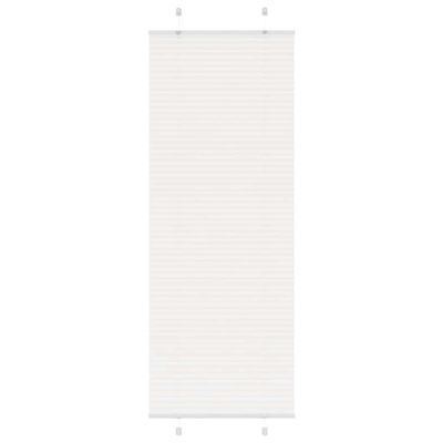 vidaXL plisovaná roleta biela 70x200 cm šírka látky 69,4 cm