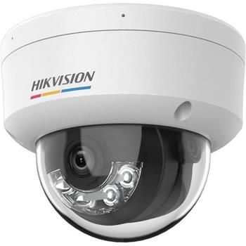 Hikvision 4MPix IP Dome Hybrid ColorVu kamera; LED/IR 30m, mikrofón, IP67
