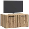 vidaXL Nástenná TV skrinka 59,5 x 41 x 30 cm Dub artisan