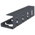 vidaXL Úložný box na káble pod stôl 2 ks Antracitová 43 x 12 x 10 cm