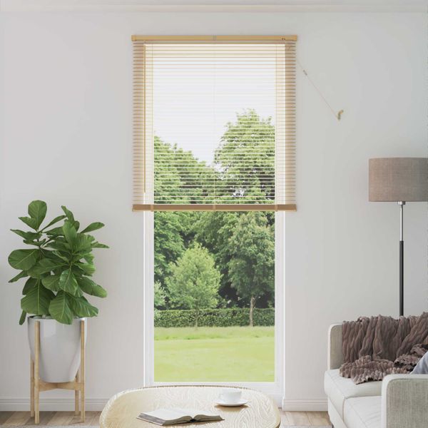 vidaXL Žalúzia Svetlohnedá s Vzorom 213 x 80 cm 25 mm PVC