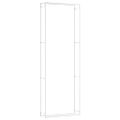 vidaXL Stojan na krbové drevo 110x28x312 cm nehrdzavejúca oceľ