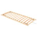 vidaXL Lamelový posteľný rošt s 13 lamelami nastaviteľná hlava a nohy 70x200 cm