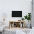 vidaXL TV skrinka dub sonoma 100x35x40 cm spracované drevo