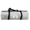 vidaXL Stan s moskytiérou so strechou Sivá 380 x 380 x 225 cm
