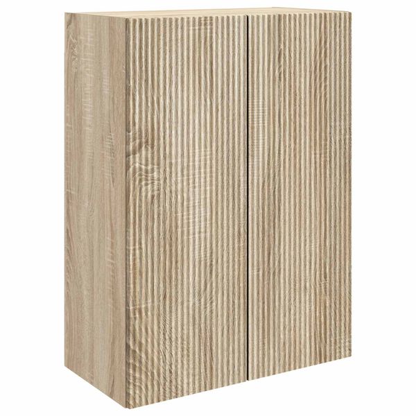 vidaXL Nástenná skrinka Dub sonoma 66 x 34,5 x 90 cm Kompozitné drevo