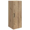 vidaXL Nástenná skrinka 33 x 34,5 x 90 cm Kompozitné drevo Dub artisan