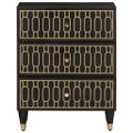vidaXL Nočný stolík 50x33x60 cm, mangový masív