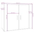 vidaXL Komoda dub sonoma 80x33x70 cm spracované drevo