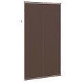 vidaXL Žalúzia Tmavohnedá s Vzorom 213 x 110 cm 25 mm PVC