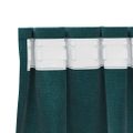 vidaXL Zatemňovacie závesy 2 ks Tmavozelená 140 x 225 cm Zamat