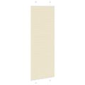 vidaXL plisovaná roleta krémová 80x200 cm Šírka látky 79,4 cm