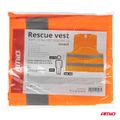 Reflexná vesta XXXL oranžová s certifikátom AMiO-03986