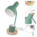 Stolná lampa POPPY na žiarovku E27, zelená