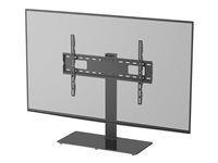 Stojan - pre televízory - oceľ - čierna - veľkosť obrazovky: 37"-70" - stolový stojan