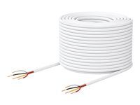 Bulk cable - 36 V - 152.4 m - plénum, pevné vodiče - biela