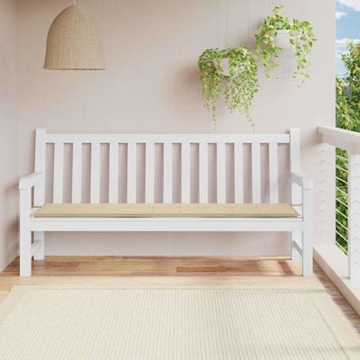 vidaXL Podložka na záhradnú lavičku 200x50x3 cm, oxfordská látka
