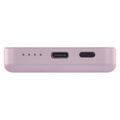Powerbanka EMOS WI 522 /B0555S/, 5 000 mAh, 20 W+Wireless, lososová