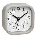 60.1035.10 TFA Analógový budík na cesty, pastelová šedá