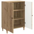 vidaXL Servírovacia skriňa Dub artisan 66 x 34,5 x 90 cm