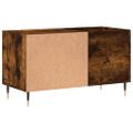 vidaXL Skrinka na platne dymový dub 85x38x48 cm kompozitné drevo