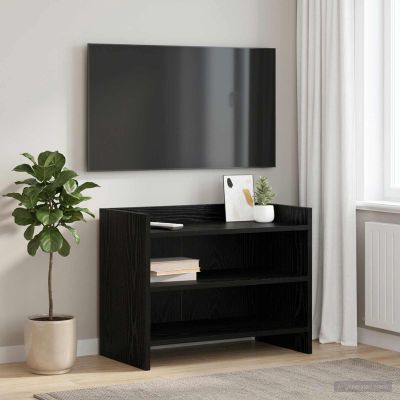 vidaXL TV skrinka 60 x 33 x 47 cm Čierny dub Kompozitné drevo