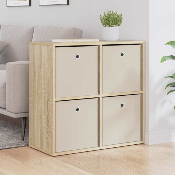 vidaXL Servírovacia skriňa so zásuvkou Sonoma dub 68,5 x 32 x 67 cm