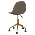 3086094 vidaXL Swivel Dining Chairs 4 pcs Light Grey Velvet(2x333495)