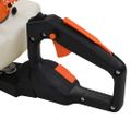 vidaXL Benzínové nožnice na živý plot oranžové a čierne 722 mm