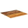 vidaXL Štvorcová stolová doska 70x70 cm, 15-16 mm, recyklovaný masív
