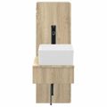 vidaXL Sada kúpeľňového nábytku 2 ks Dub sonoma 33 x 34,5 x 100 cm