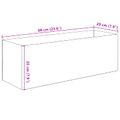 vidaXL Akvárium s úložiskom Priehľadná 60 x 20 x 20 cm Sklo