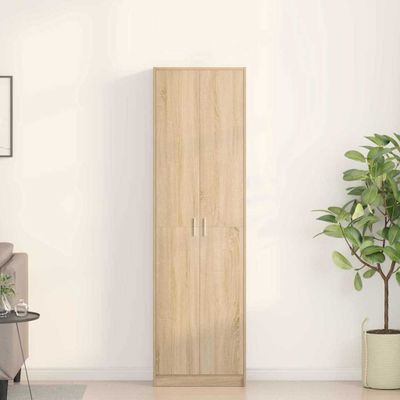vidaXL Šatná skriňa Sonoma dub 55 x 25 x 189 cm Kompozitné drevo