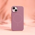 Tenké silikónové puzdro Mag pre iPhone 12 / 12 Pro 6,1" ružová