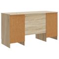 vidaXL Stôl Dub sonoma 142,5 x 50 x 75 cm Kompozitné drevo