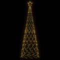 vidaXL Vianočný stromček z kužeľa, teplá biela, 500 LED diód, 100x300 cm