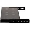 Polica NEKU 19" 1U 250mm nastaviteľná, čierna Police NEKU 19" 1U 250mm nastavitelná, čierna