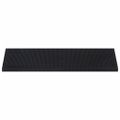 vidaXL Schodiskové stupne 5 ks 25x75 cm guma