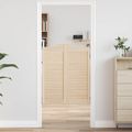 vidaXL Kladivové dvere 2 ks 100 x 40 cm Borovicový masív Prírodná