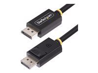 Kábel DisplayPort - DisplayPort (M) s jazýčkom do DisplayPort (M) s jazýčkom - DisplayPort 2.1 - 1 m - pasívny, podpora 8K60Hz, podpora 4K144Hz, podpora 1440p 240Hz, rýchlosť prenosu dát až 40 Gbps, UHBR10, podpora HDR - čierna