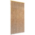vidaXL Záves proti hmyzu do dverí, bambus 90x220 cm