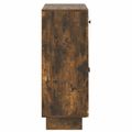 vidaXL Servírovacia skriňa Dymový dub 66 x 34,5 x 90 cm