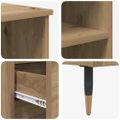 vidaXL Highboard Remeselný dub 40 x 36 x 110 cm Kompozitné drevo