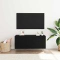 vidaXL Zostava TV skriniek 100 x 30 x 41 cm Čierny dub