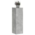 vidaXL Stojany na rastliny 2 ks betónovosivé 25x25x80 cm kompoz. drevo