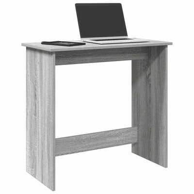 vidaXL Stôl sivý dub sonoma 80x40x75 cm kompozitné drevo