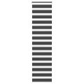vidaXL Zebra roleta čierna 65x200 cm šírka látky 60,9 cm polyester